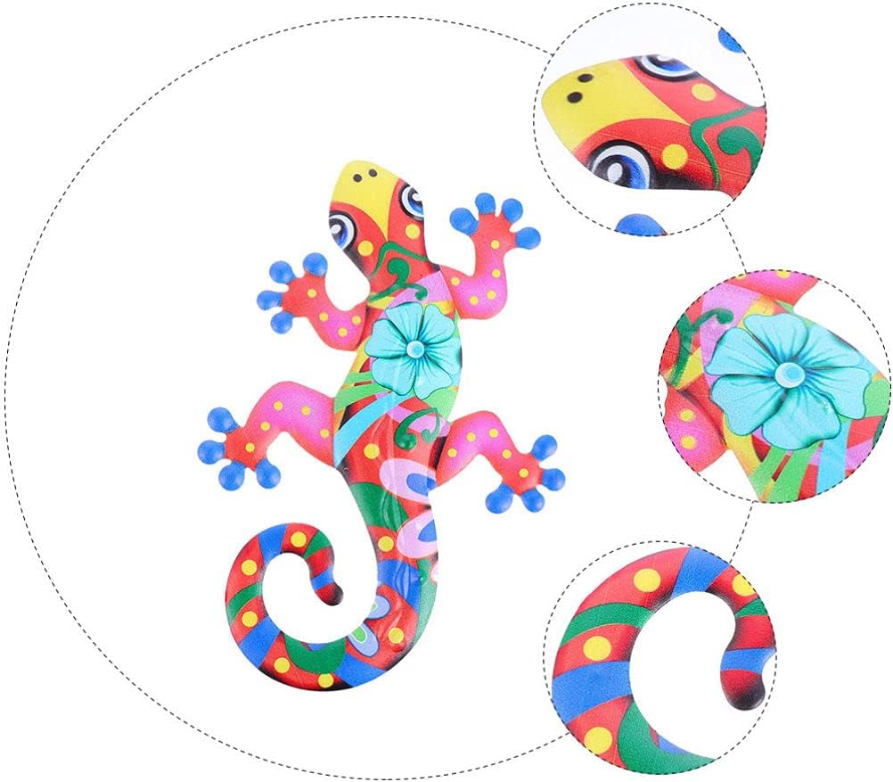 2pcs Iron Gecko Wall Art N67138