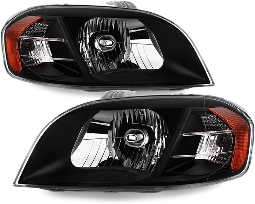 Black Headlights Driver + Passenger Side F3878