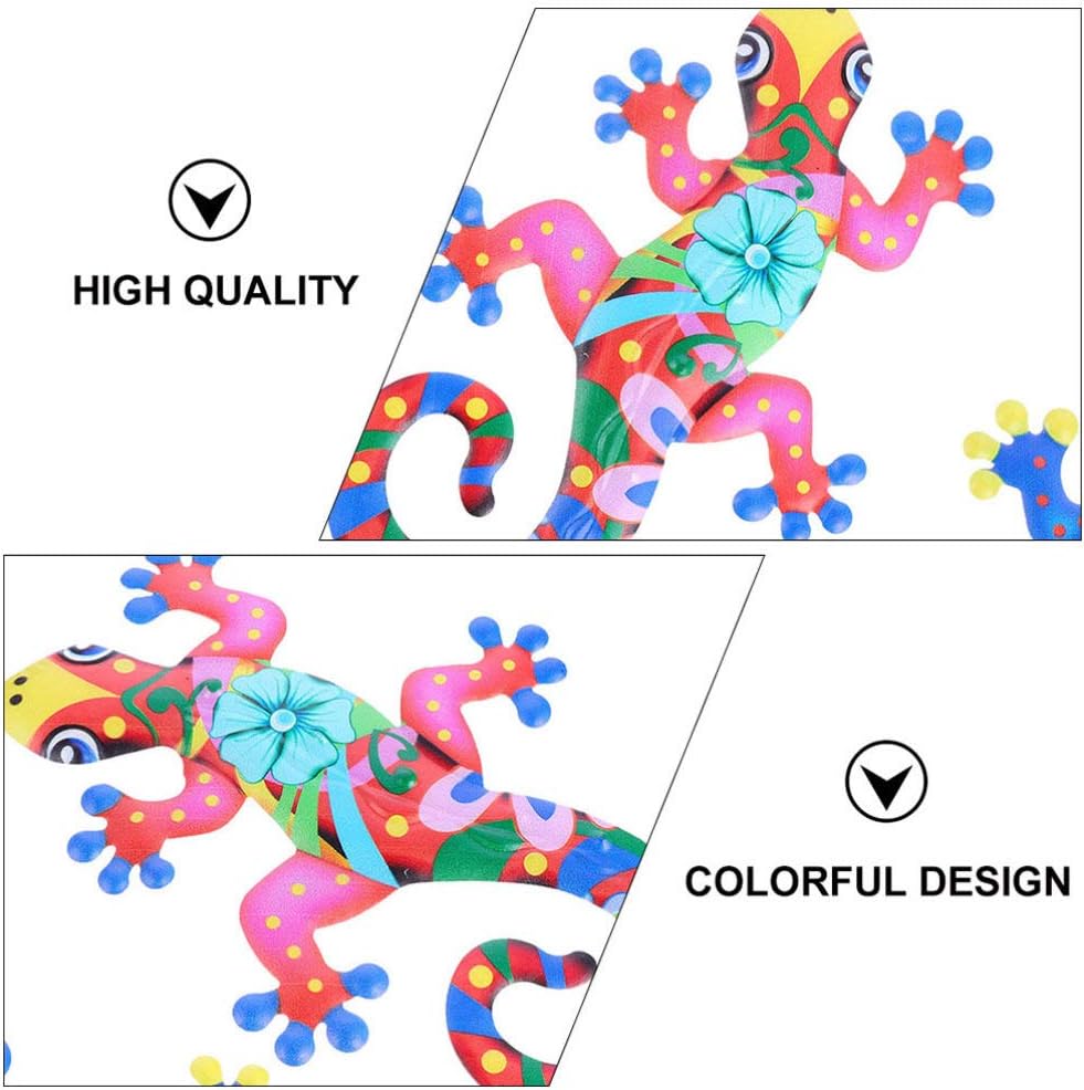 2pcs Iron Gecko Wall Art N67138