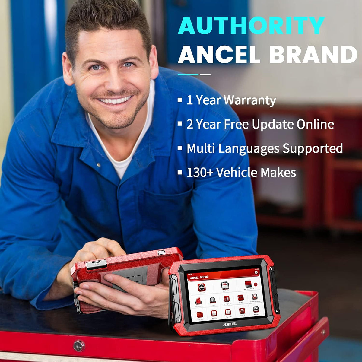 Bidirectional OBD2 Scan Tool with 34+ Services W60998