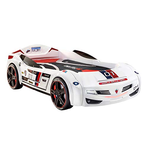 Black Kids Race Car Bed Frame R64355