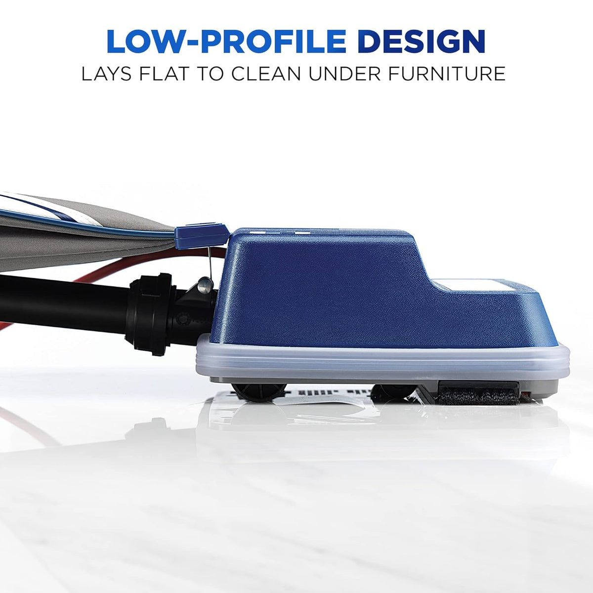 Commercial Upright Vacuum Cleaner, Gray/Blue M759