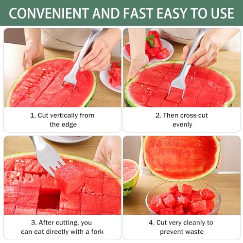 2-in-1 Stainless Steel Fruit Cutter S665