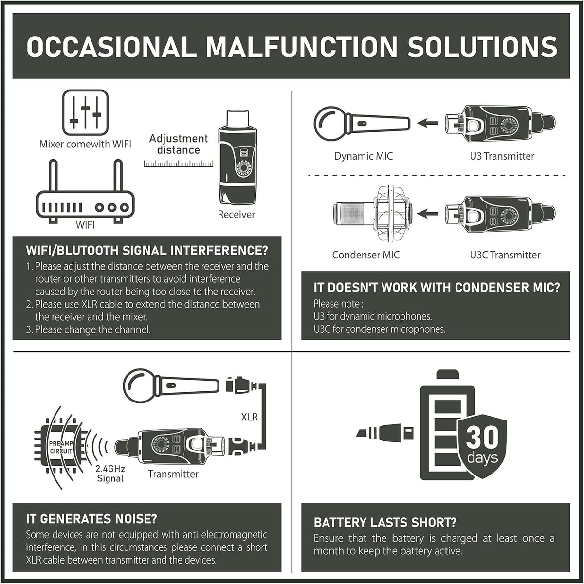 XLR Wireless Microphone System S533716