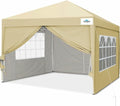 10'x10' Pop Up Canopy Tent with Sidewalls B59207