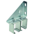 Wall Mount Adjustable Double Box Rail Bracket Galvanized Steel Case of 10 Y95316