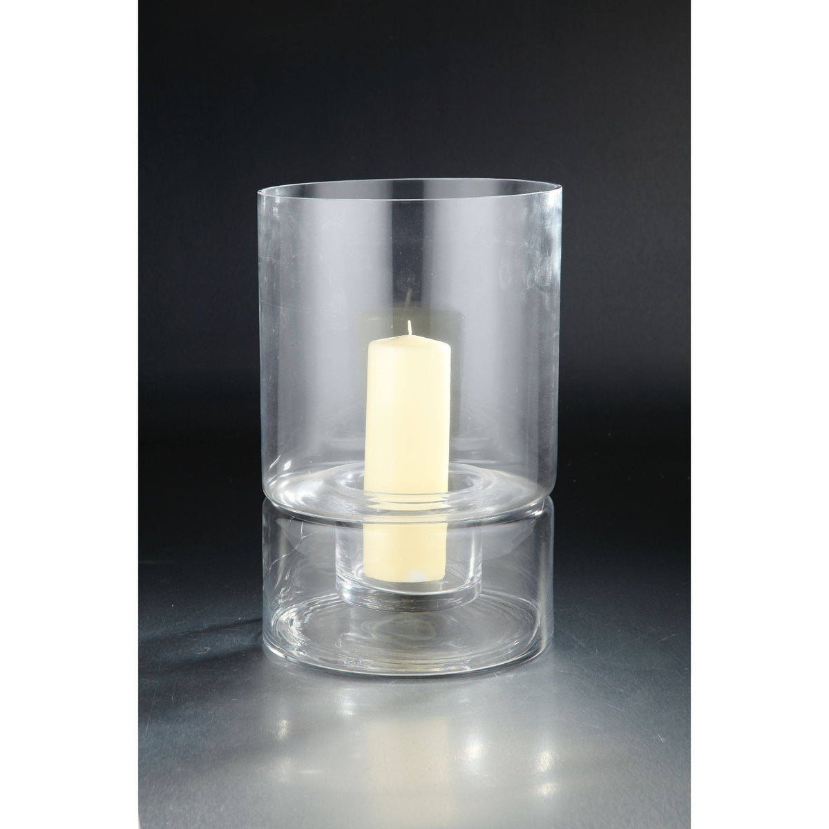 15x22 Clear Translucent Glass Vase C198