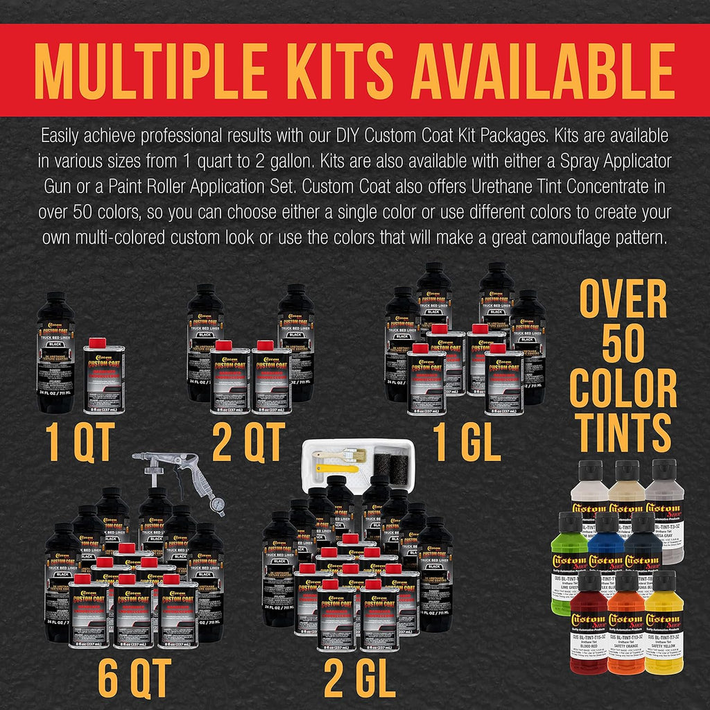 Black 1 Gallon Urethane Truck Bed Liner Kit Y621