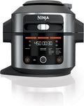 Silver/Black 8 Qt. Pressure Cooker Steam Fryer R563399