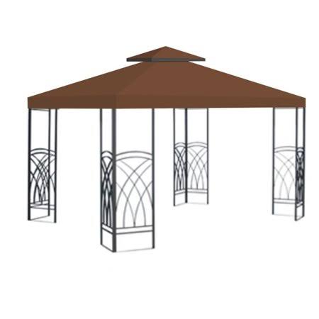 10 x 10 ft. Brown Double Tier Canopy Cover I625