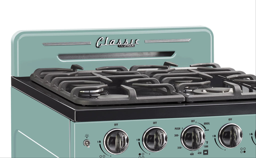 24" 2.9 cu/ft Freestanding Gas Range with Convection Oven and Sealed Burners I86580