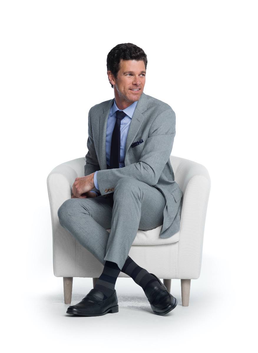 Microfiber Calf High Long Graphite Heather U64474