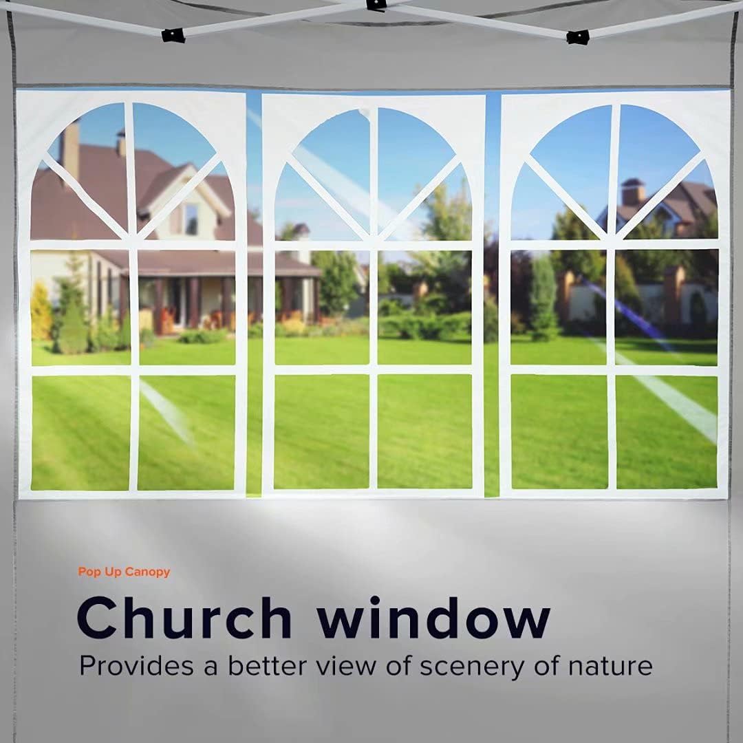 10'x10' Pop Up Canopy Tent with Sidewalls B59207