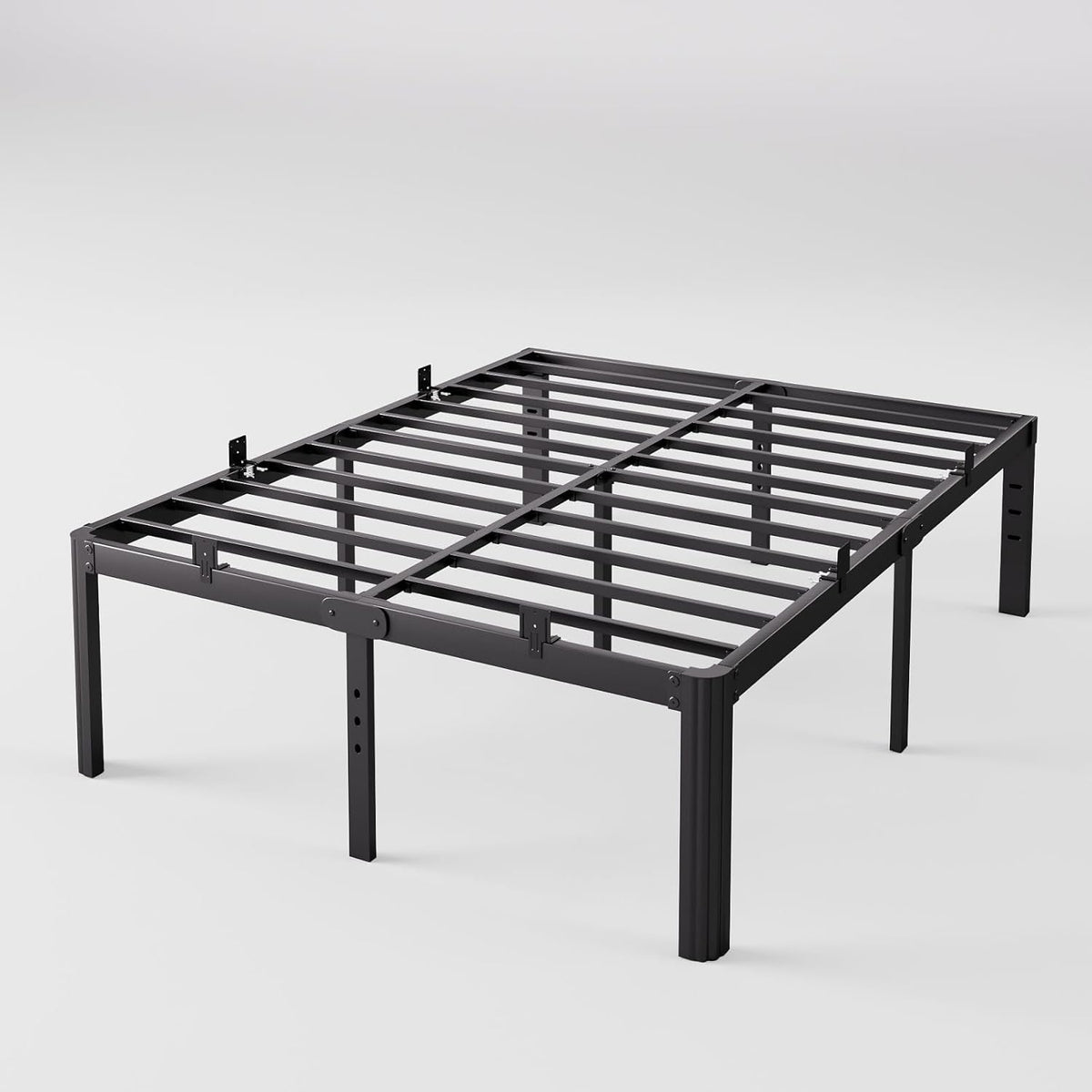 14in High King Platform Bed Frame with Mattress Slide Stopper N520717