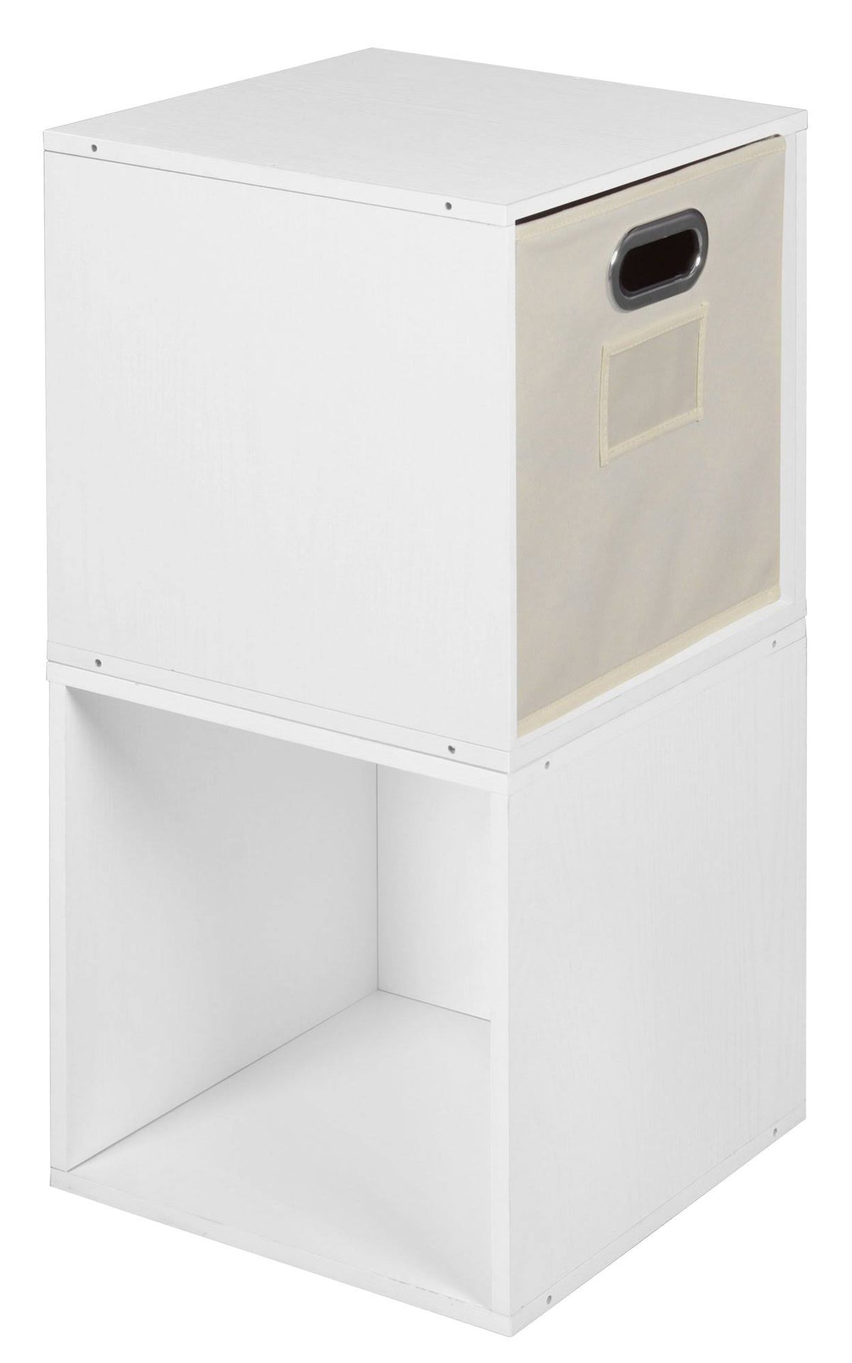 2 Cube Storage Set with Canvas Bin X4703