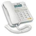 White Corded Phone with Speakerphone and Caller ID F50075