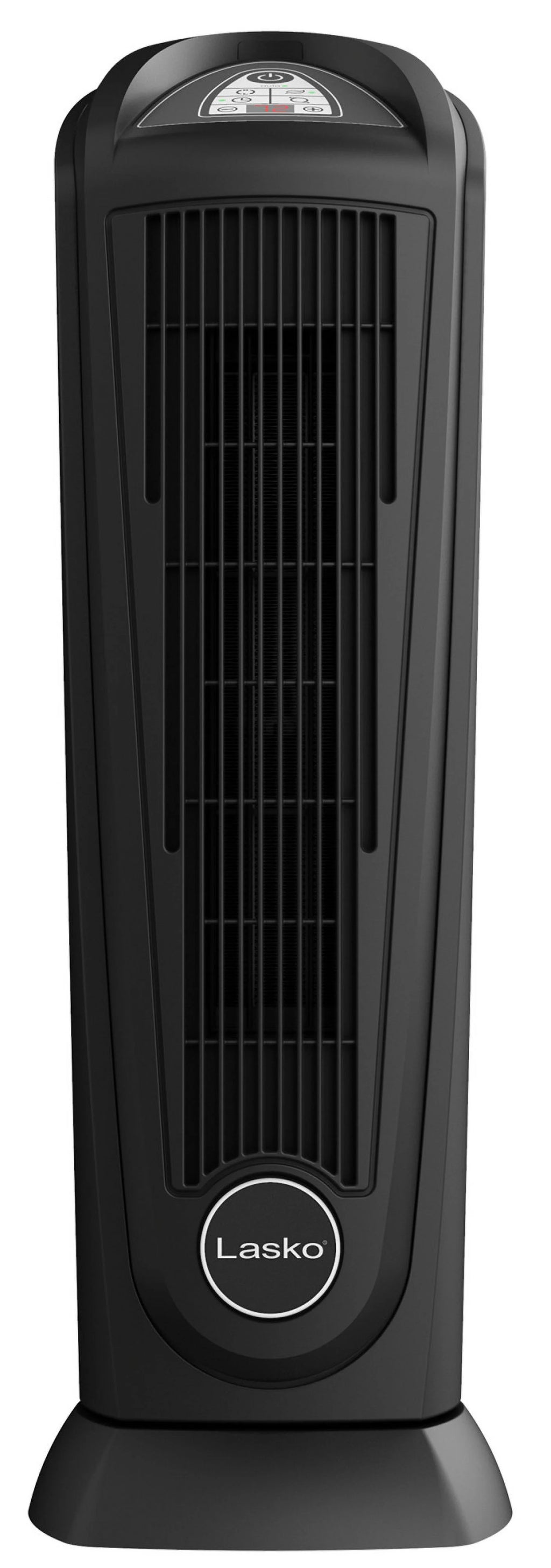 22.5" 1500W Oscillating Ceramic Tower Space Heater with Remote Control, Black J37538