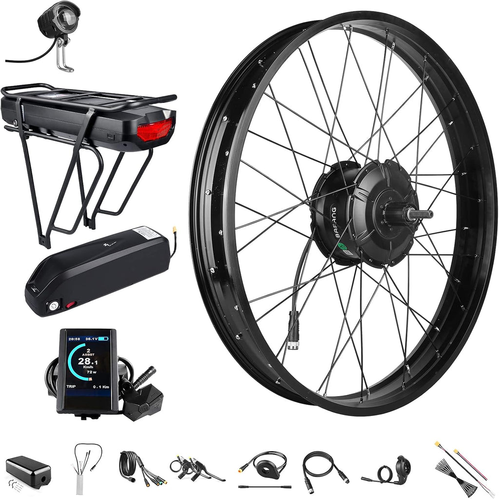48V 1000W Rear Hub Motor Ebike Conversion Kit for 26 Fat Tire Bikes E598890