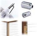 5/32 Cable Railing Kit with Protective Sleeve T316 Stainless Steel H47936