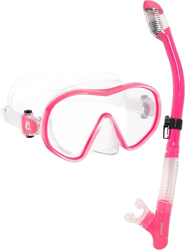 Single Lens Frameless Scuba Mask & Dry Snorkel A255