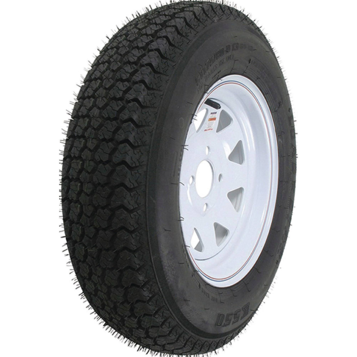 205/75D15 Spoke Wheel with Stripe V578095