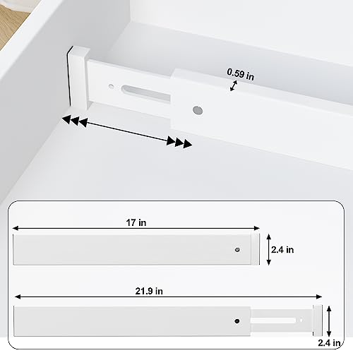 Bamboo 4-Pack Adjustable Drawer Dividers Organizer B969916