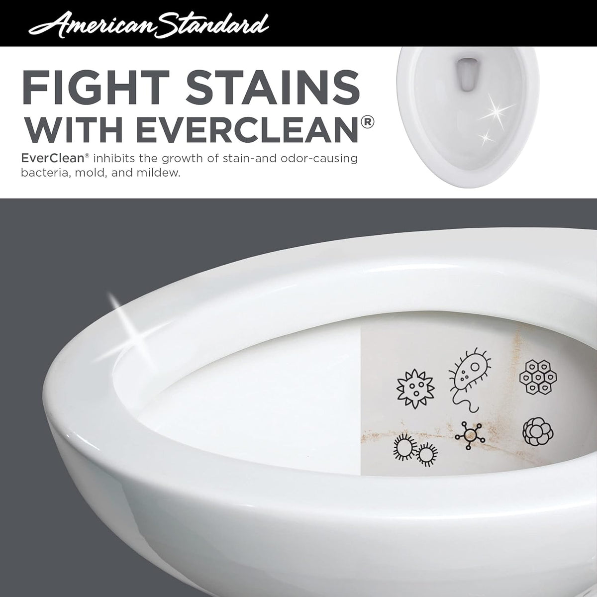 White Round Front Two-Piece Toilet W860217