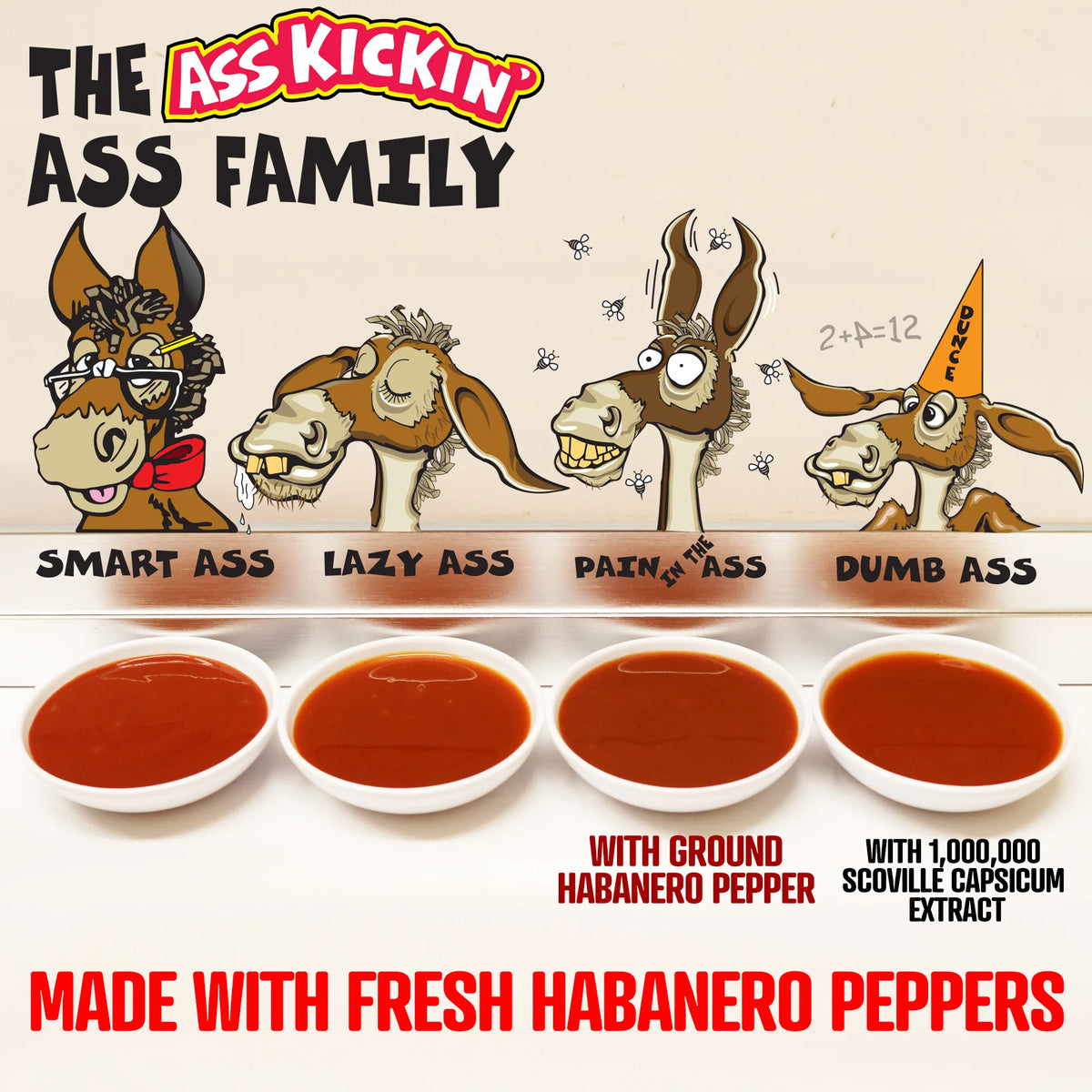 5oz. 4 Pack Hot Sauce Gift Set G50160