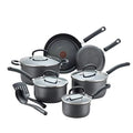 12 Piece Hard Anodized Nonstick Cookware Set, Black F55348