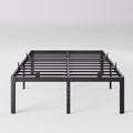 14in High King Platform Bed Frame with Mattress Slide Stopper N520717