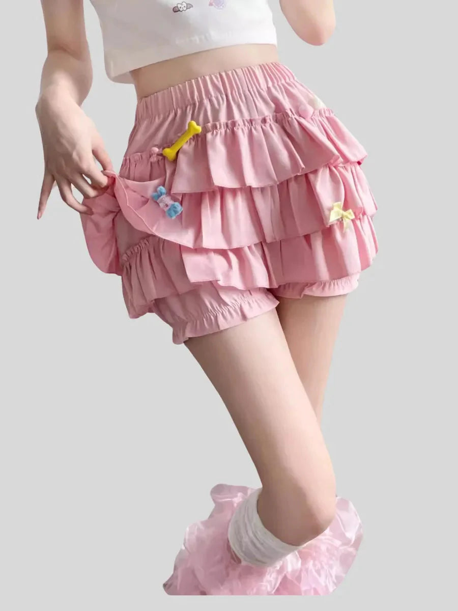 Ruffle Mini Skort T328431