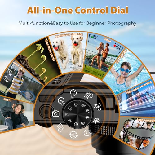 4K 64MP Digital Camera with 18X Zoom X718464