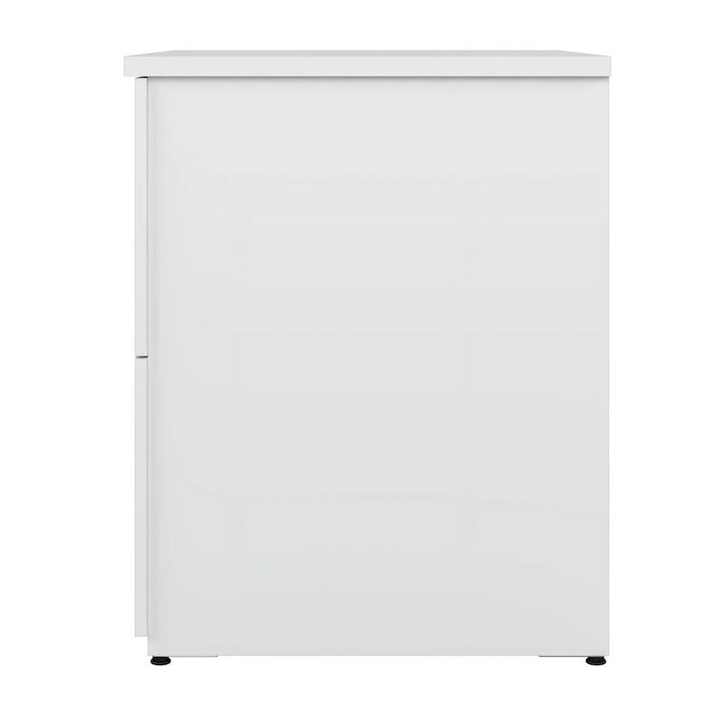 2-Drawer Engineered Wood Lateral File Cabinet in Pure White K85217