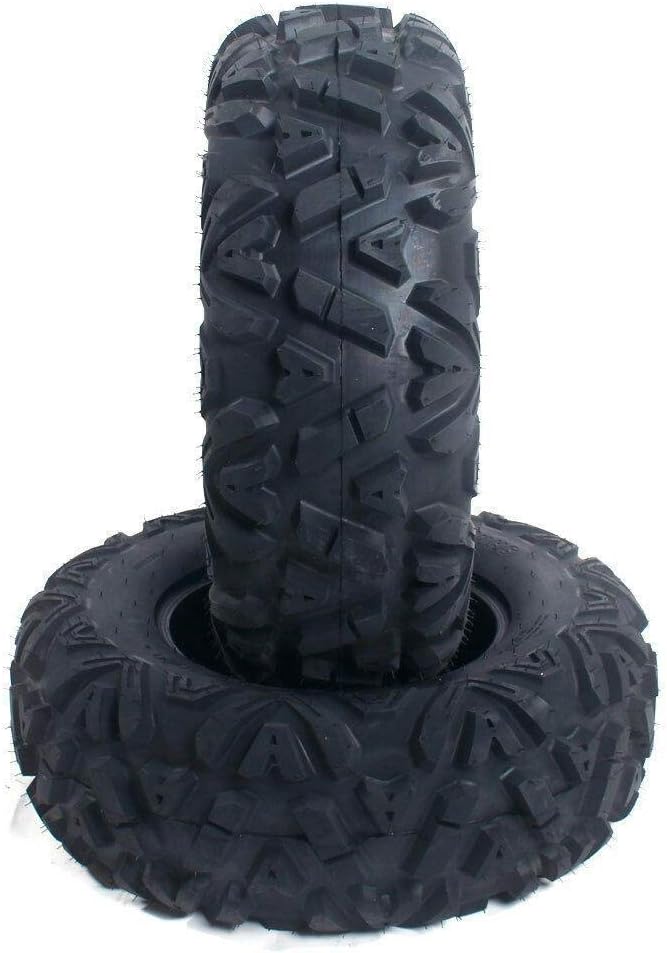 2 PCS All Terrain Tubeless ATV UTV Sports Tires 27x9-12 Front Left & Right 6PR V689427