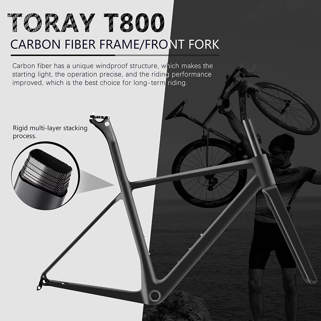 Carbon Road Bike 700C Carbon Frame 22 Speed K478