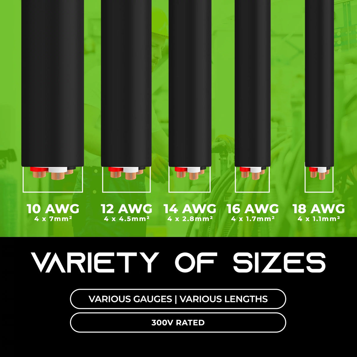 12 AWG 4 Conductor Portable Power Cable Z475