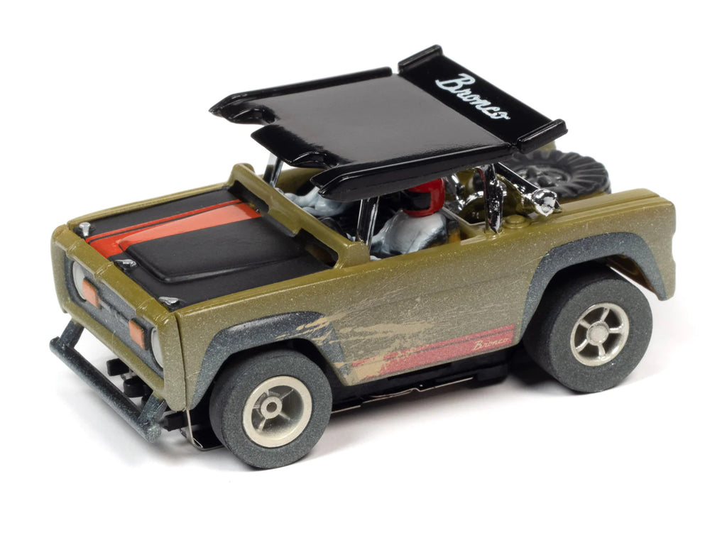 1971 Ford Baja Bronco Green HO Scale Slot Car P5388