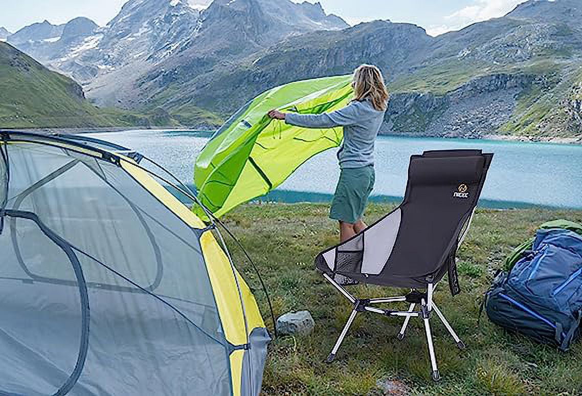 Ultralight High Back Folding Camping Chair with Carry Bag P4298