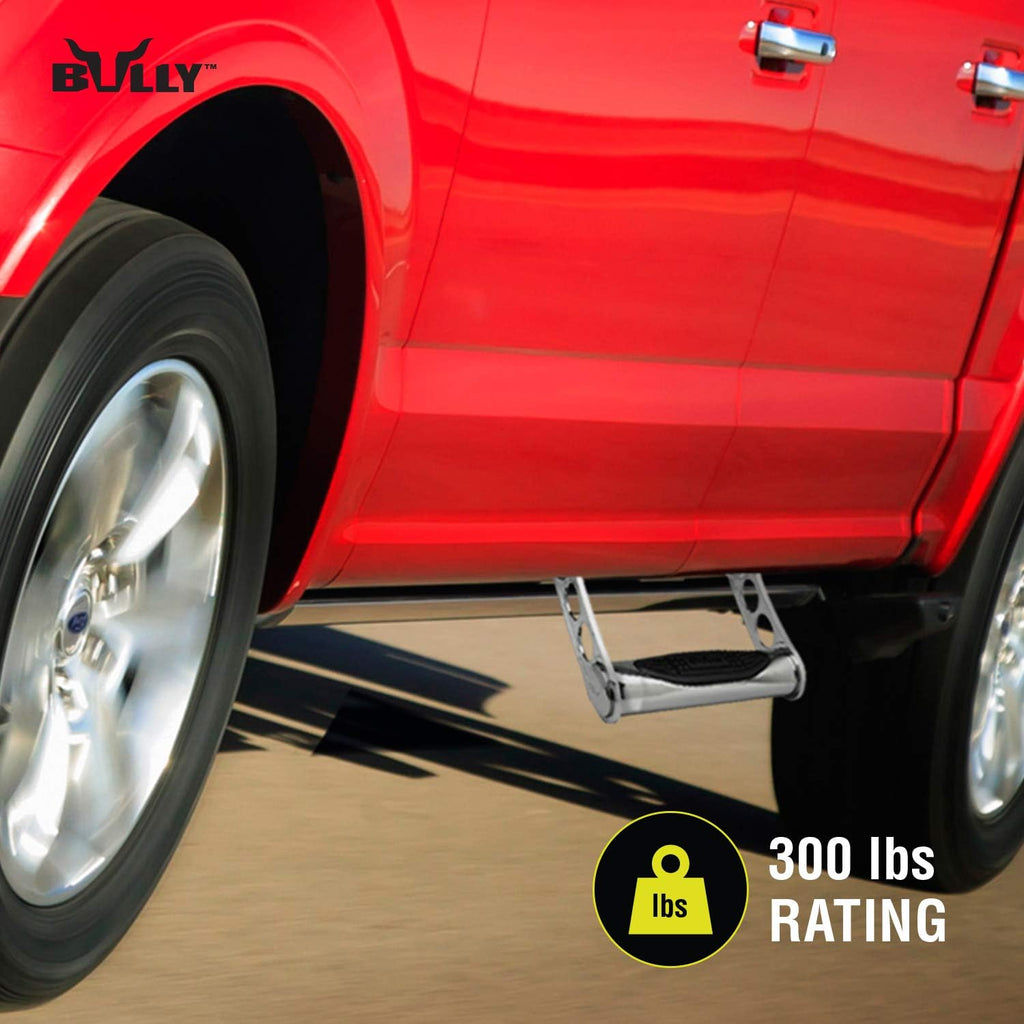 Black Aluminum Adjustable Side Hoop Step Pack of 2 G191