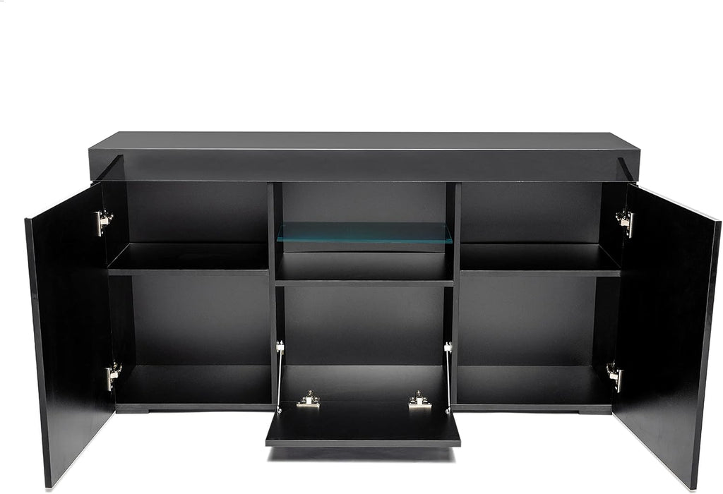Black Sideboard with LED Lights H28500
