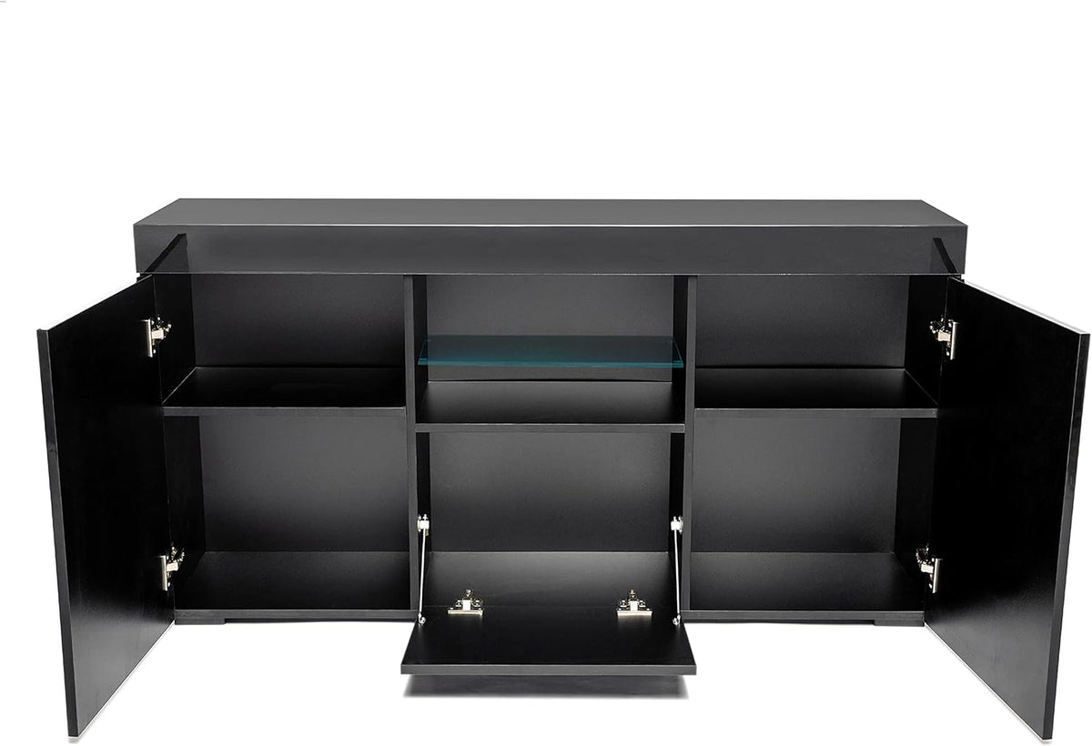 Black Sideboard with LED Lights H28500