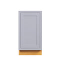 Light Gray Inset Shaker Trash Can Pull Out Base Cabinet 18" Z89929