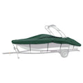 Hunter Green Semi Custom Boat Cover N2704