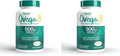 Plant-Based Omega-3 Algal Oil 500mg Softgels 60 Count Pack of 2 O97236