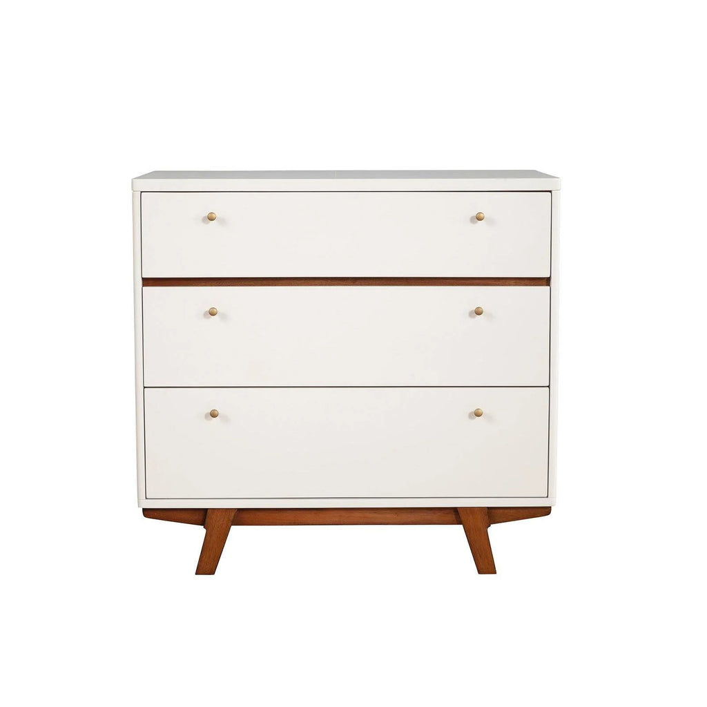White 3 Drawer Wood Chest X793