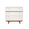 White 3 Drawer Wood Chest X793
