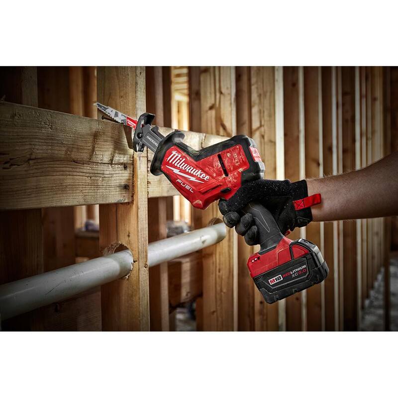 18V Lithium-Ion Brushless Cordless Reciprocating Saw & Caulk Gun with Two 6.0Ah Batteries J47739