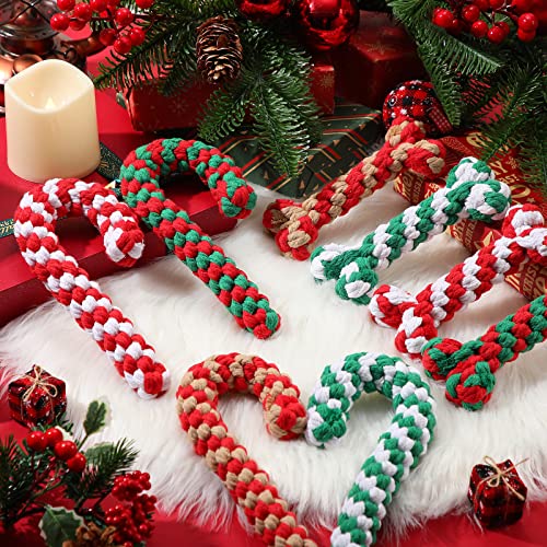 16 Pieces Christmas Dog Rope Toys Q864