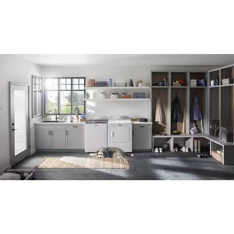 7.0 cu. ft. Vented Electric Dryer in White U7865