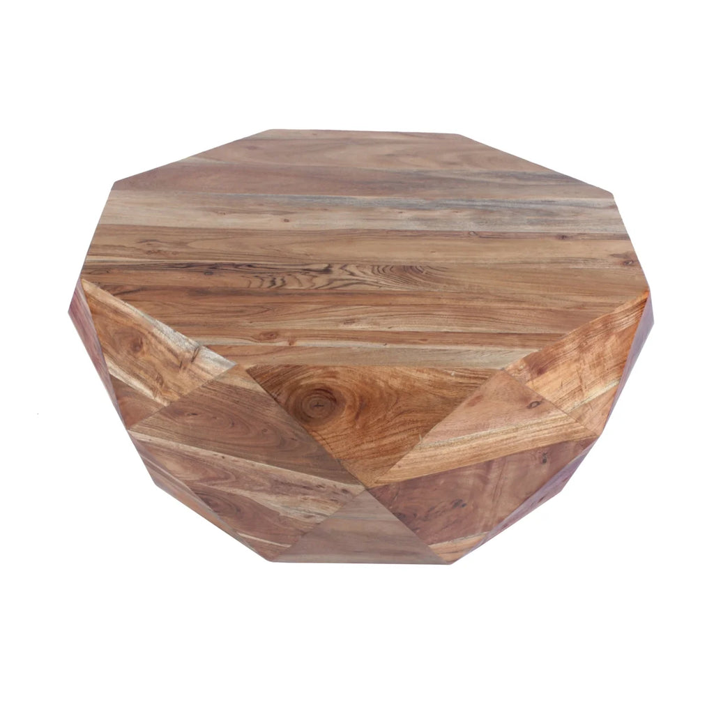 33 Inch Acacia Wood Coffee Table W5102
